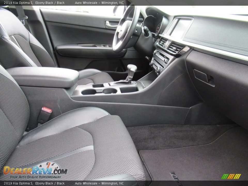 2019 Kia Optima S Ebony Black / Black Photo #12