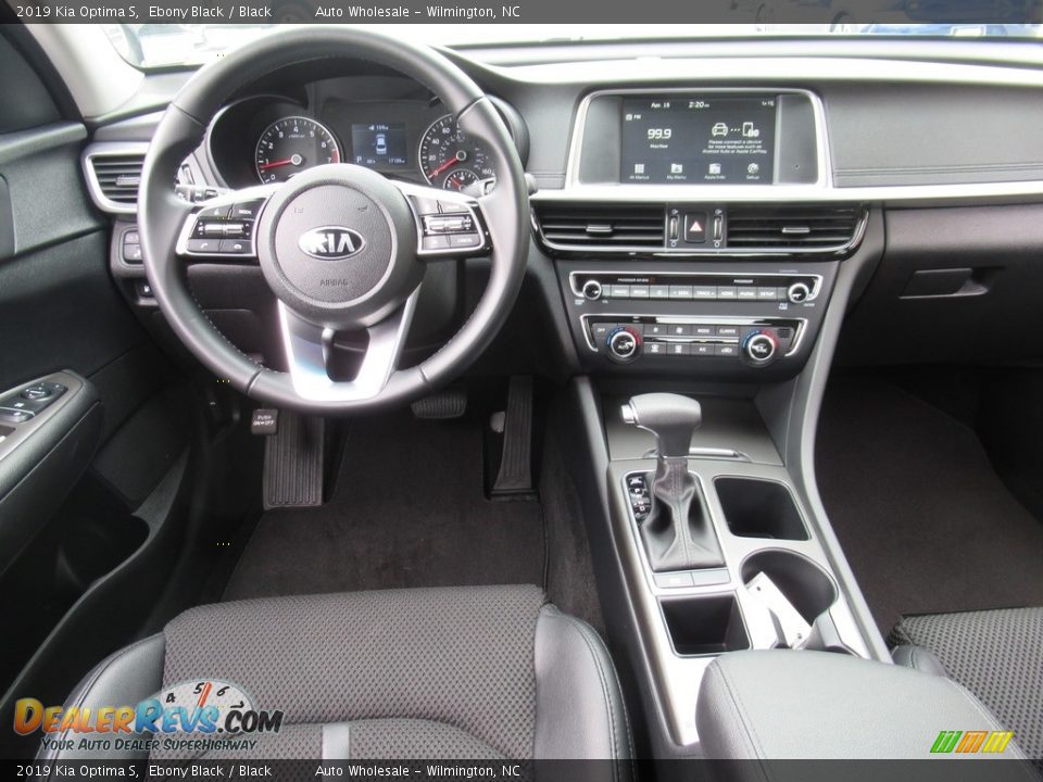 2019 Kia Optima S Ebony Black / Black Photo #15