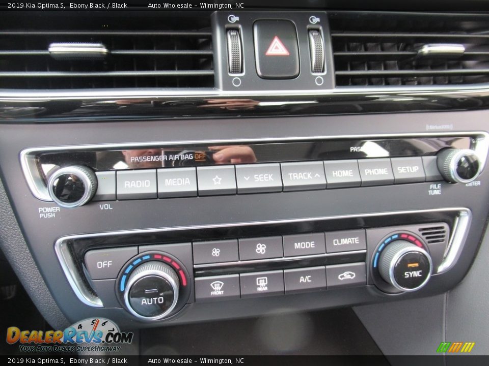 2019 Kia Optima S Ebony Black / Black Photo #18
