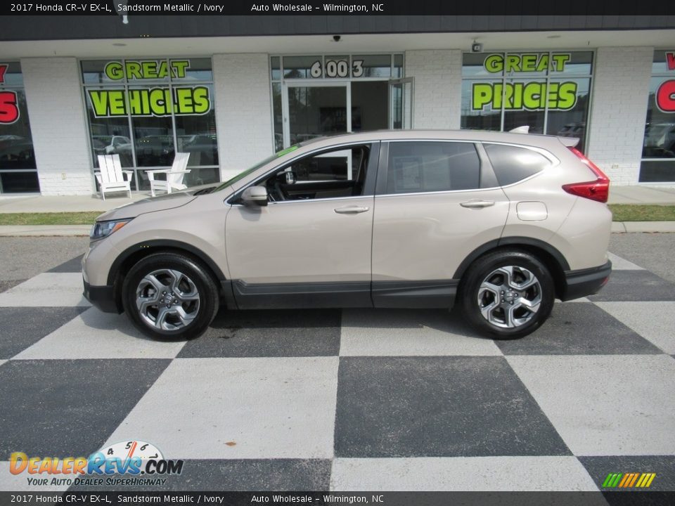 2017 Honda CR-V EX-L Sandstorm Metallic / Ivory Photo #1