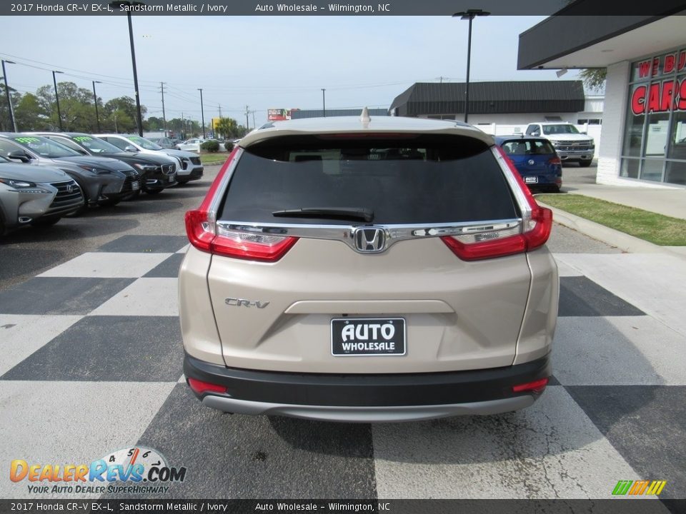 2017 Honda CR-V EX-L Sandstorm Metallic / Ivory Photo #4