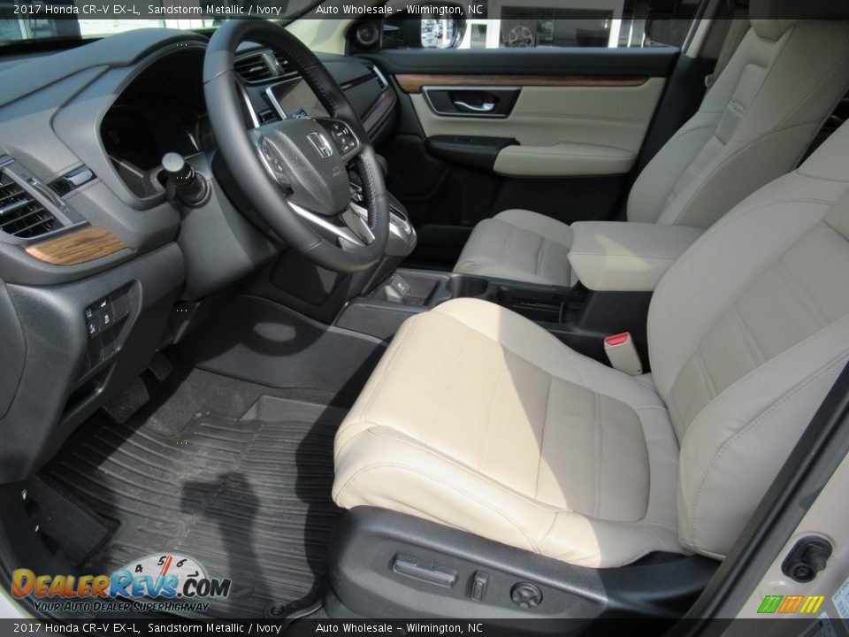 Front Seat of 2017 Honda CR-V EX-L Photo #10