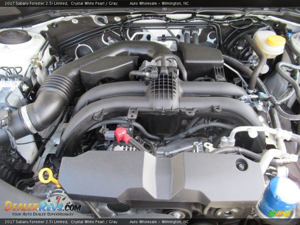 2017 Subaru Forester 2.5i Limited Crystal White Pearl / Gray Photo #6