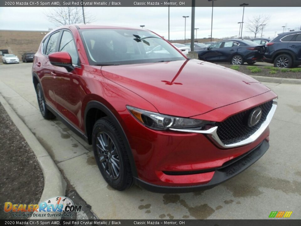 2020 Mazda CX-5 Sport AWD Soul Red Crystal Metallic / Black Photo #1