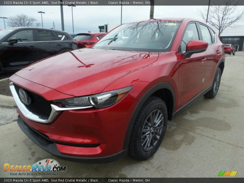2020 Mazda CX-5 Sport AWD Soul Red Crystal Metallic / Black Photo #3