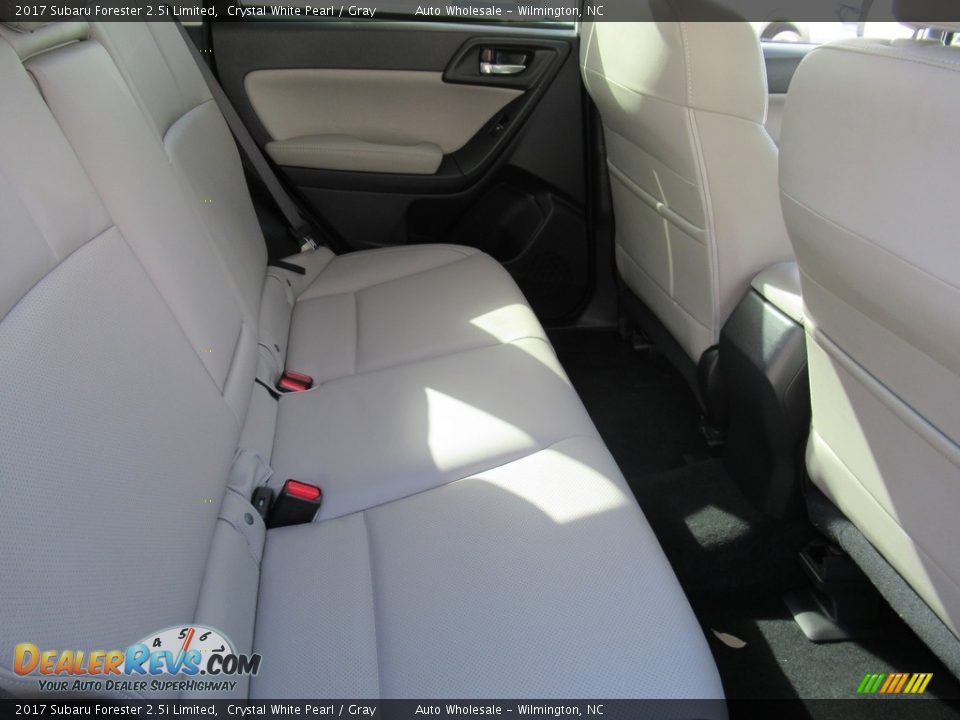 2017 Subaru Forester 2.5i Limited Crystal White Pearl / Gray Photo #14