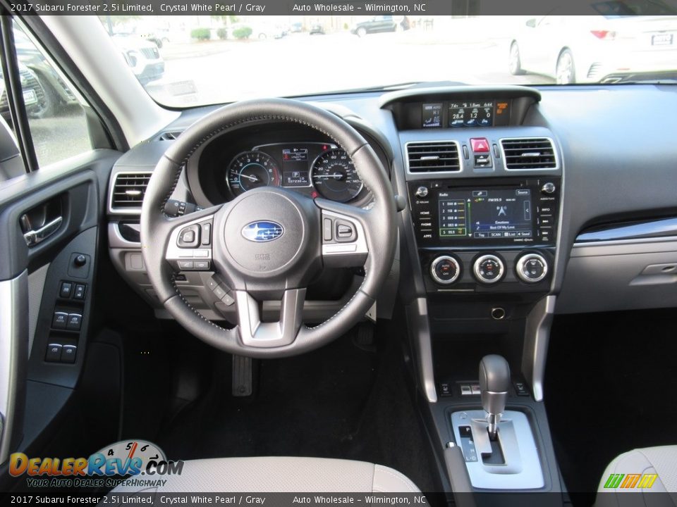 2017 Subaru Forester 2.5i Limited Crystal White Pearl / Gray Photo #15
