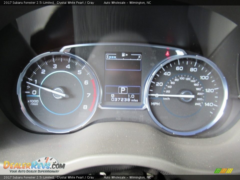 2017 Subaru Forester 2.5i Limited Crystal White Pearl / Gray Photo #16