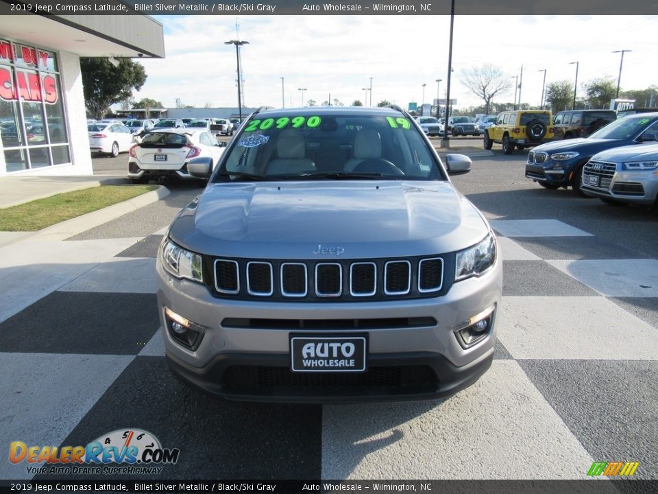 2019 Jeep Compass Latitude Billet Silver Metallic / Black/Ski Gray Photo #2