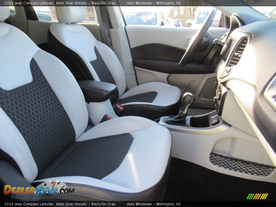 2019 Jeep Compass Latitude Billet Silver Metallic / Black/Ski Gray Photo #13