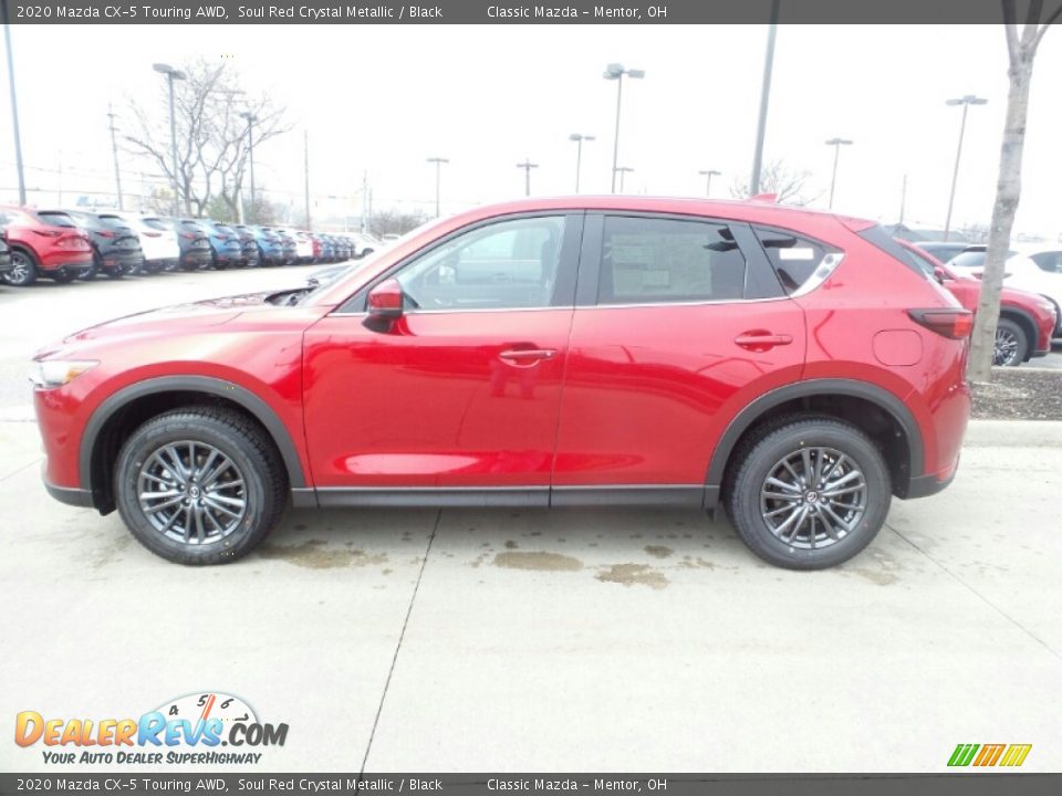2020 Mazda CX-5 Touring AWD Soul Red Crystal Metallic / Black Photo #4
