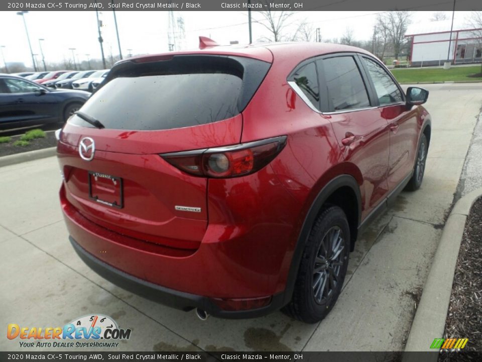2020 Mazda CX-5 Touring AWD Soul Red Crystal Metallic / Black Photo #7