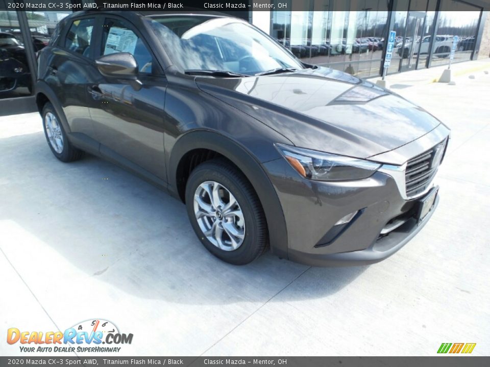 2020 Mazda CX-3 Sport AWD Titanium Flash Mica / Black Photo #1