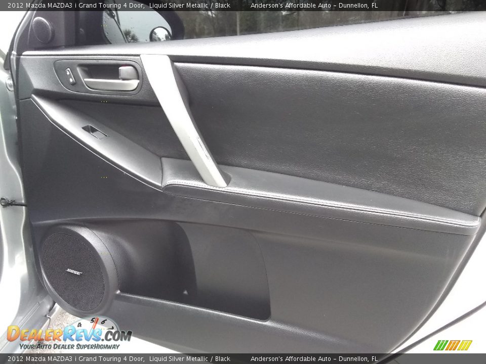 2012 Mazda MAZDA3 i Grand Touring 4 Door Liquid Silver Metallic / Black Photo #18