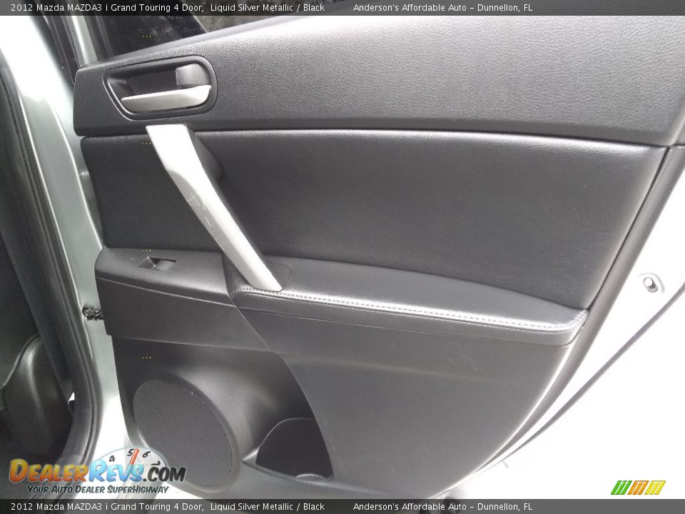 2012 Mazda MAZDA3 i Grand Touring 4 Door Liquid Silver Metallic / Black Photo #21