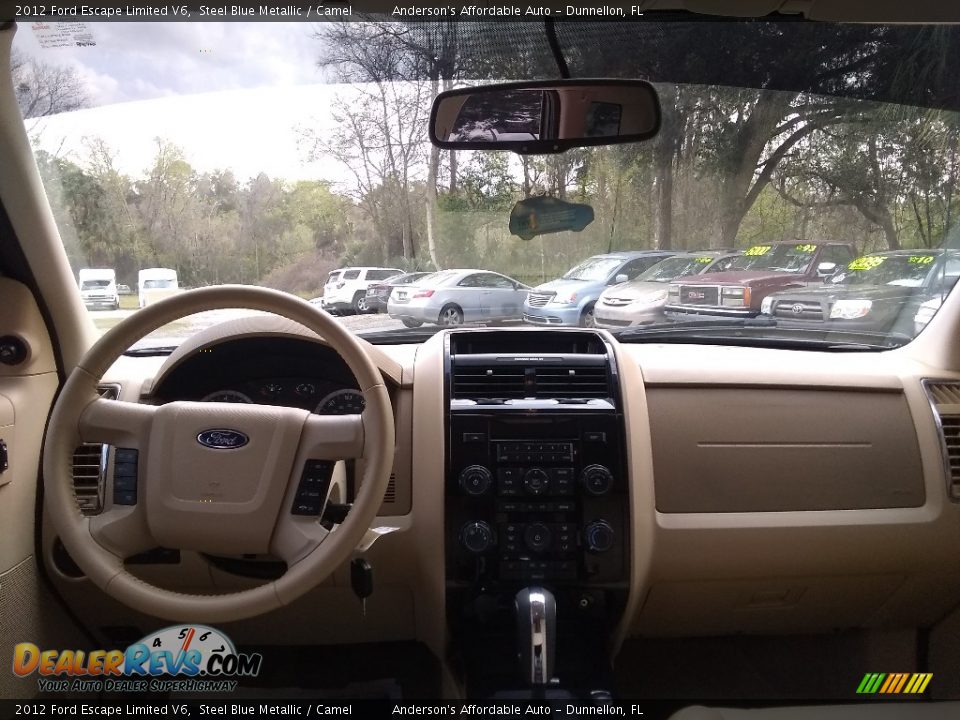 2012 Ford Escape Limited V6 Steel Blue Metallic / Camel Photo #13