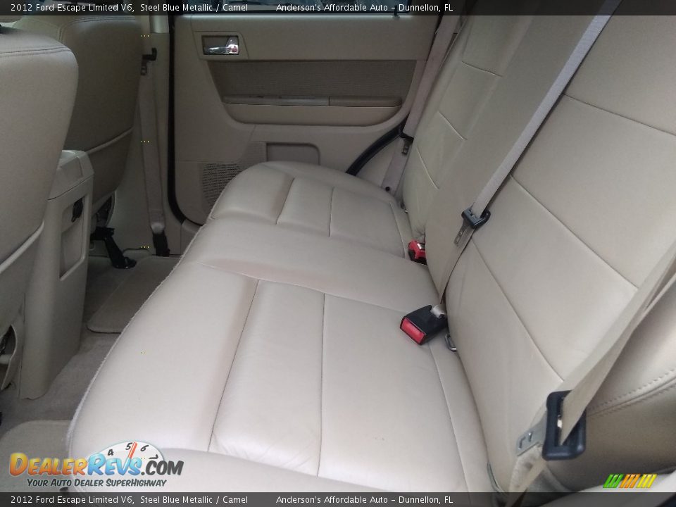 2012 Ford Escape Limited V6 Steel Blue Metallic / Camel Photo #16