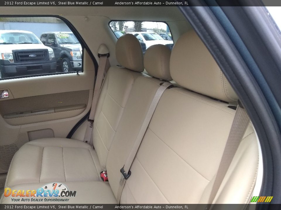 2012 Ford Escape Limited V6 Steel Blue Metallic / Camel Photo #17