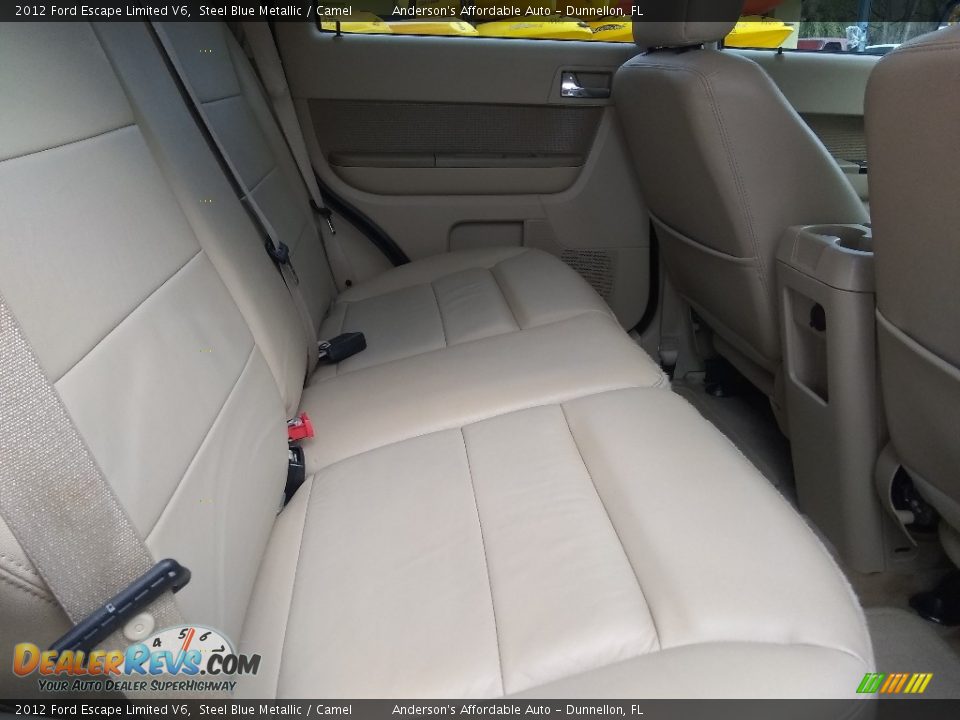 2012 Ford Escape Limited V6 Steel Blue Metallic / Camel Photo #23