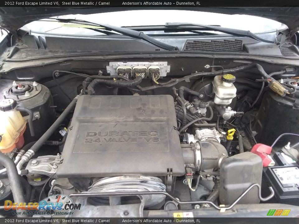 2012 Ford Escape Limited V6 Steel Blue Metallic / Camel Photo #27