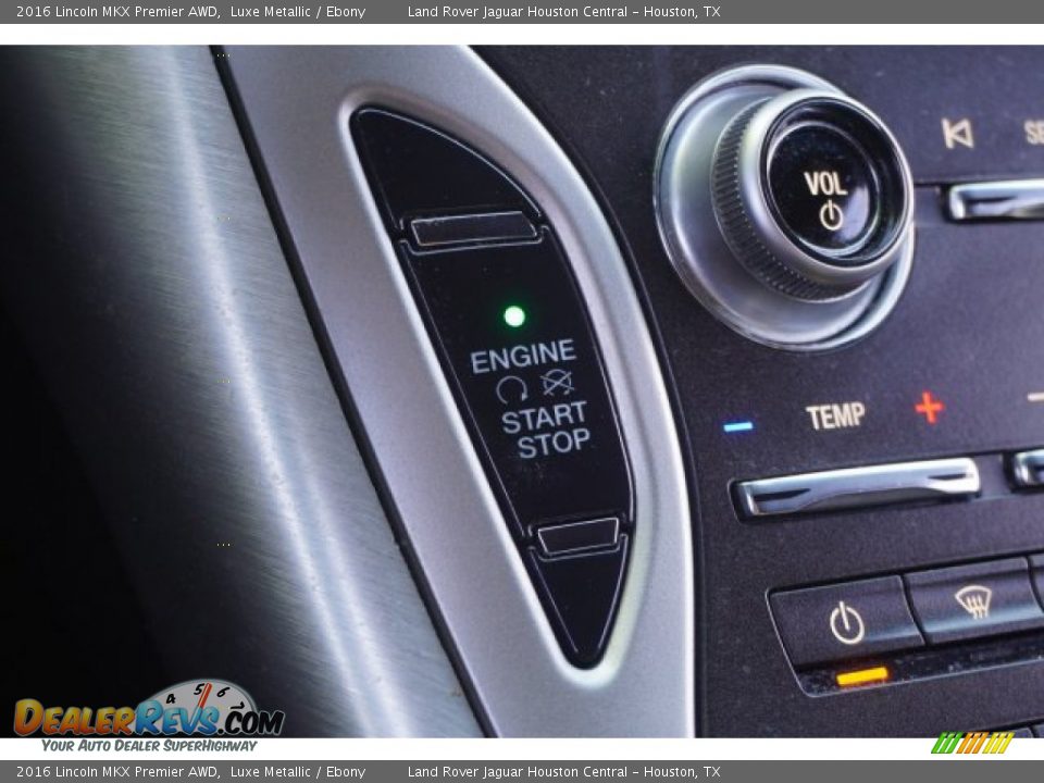 Controls of 2016 Lincoln MKX Premier AWD Photo #21