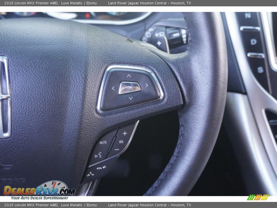 2016 Lincoln MKX Premier AWD Steering Wheel Photo #26