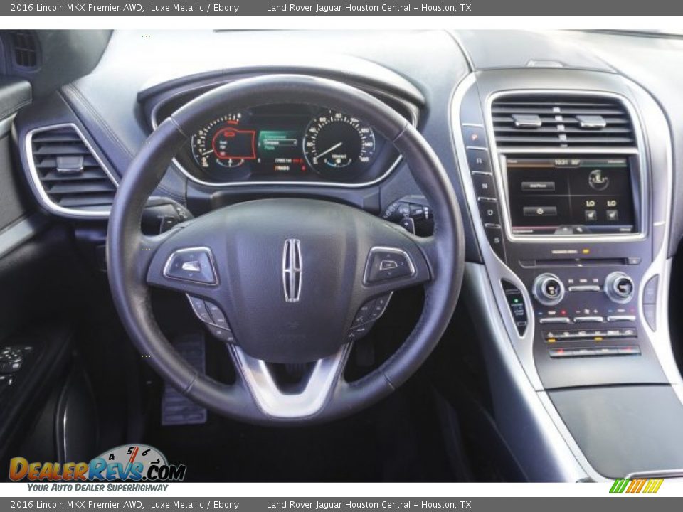 Dashboard of 2016 Lincoln MKX Premier AWD Photo #31