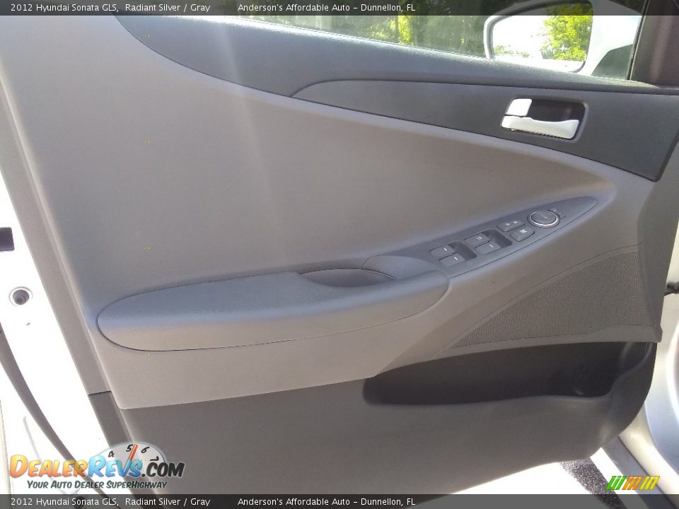 2012 Hyundai Sonata GLS Radiant Silver / Gray Photo #9
