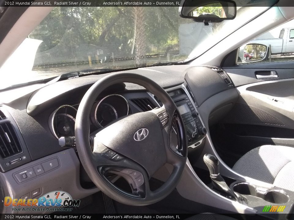 2012 Hyundai Sonata GLS Radiant Silver / Gray Photo #12