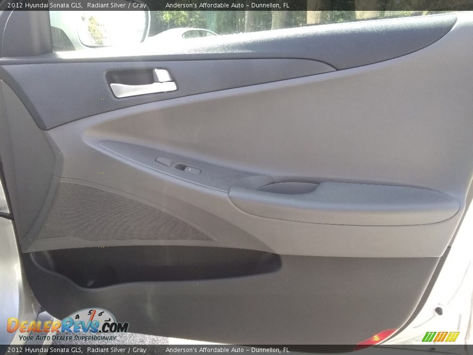 2012 Hyundai Sonata GLS Radiant Silver / Gray Photo #17