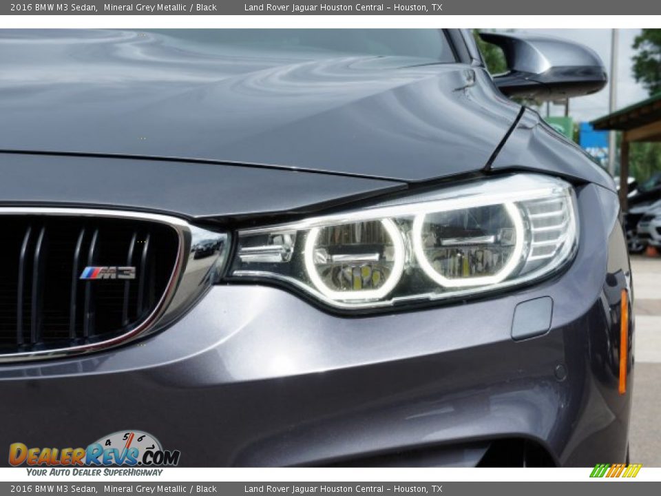 2016 BMW M3 Sedan Mineral Grey Metallic / Black Photo #6
