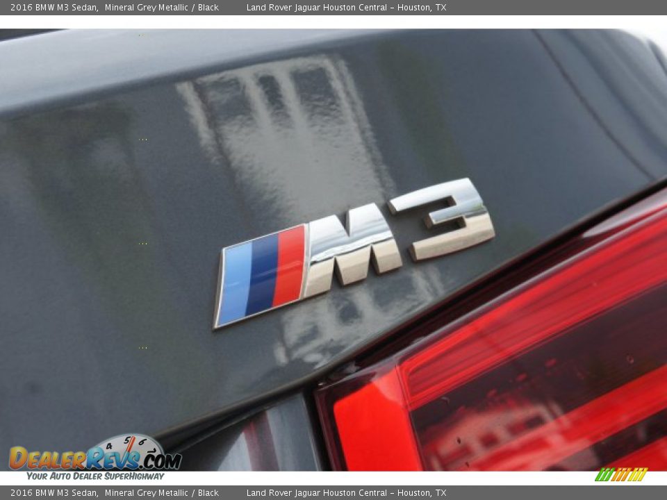 2016 BMW M3 Sedan Mineral Grey Metallic / Black Photo #9
