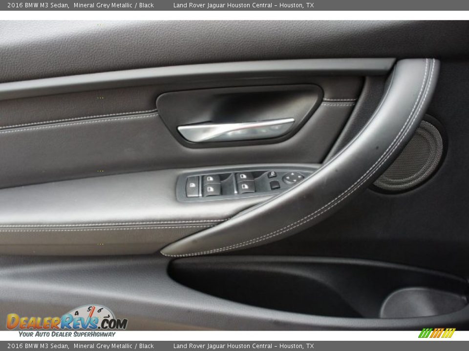 2016 BMW M3 Sedan Mineral Grey Metallic / Black Photo #21