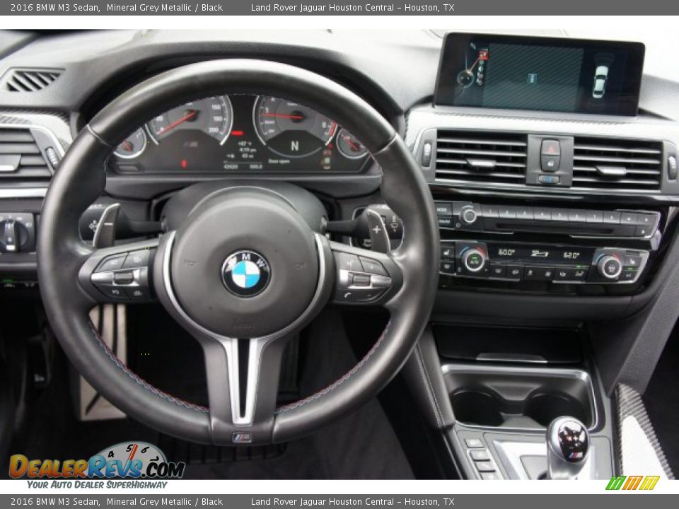 2016 BMW M3 Sedan Mineral Grey Metallic / Black Photo #27