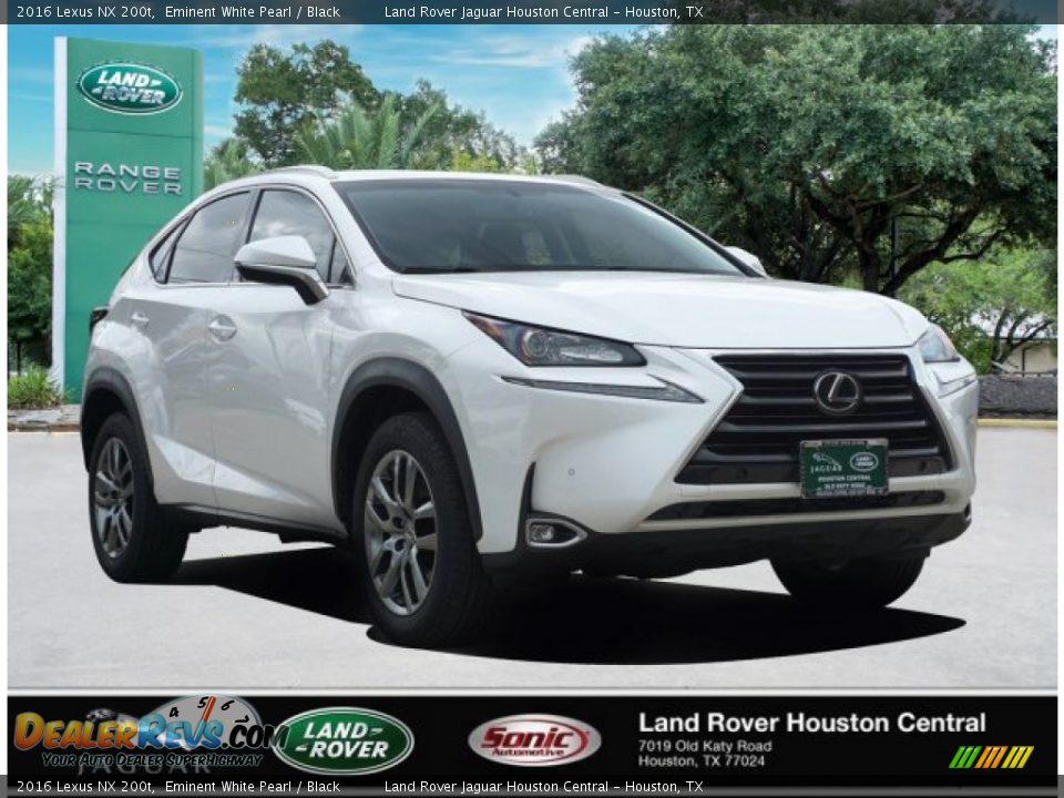 2016 Lexus NX 200t Eminent White Pearl / Black Photo #2