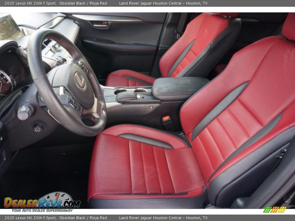 Rioja Red Interior - 2015 Lexus NX 200t F Sport Photo #11