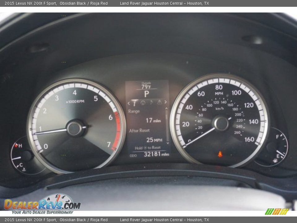 2015 Lexus NX 200t F Sport Gauges Photo #14