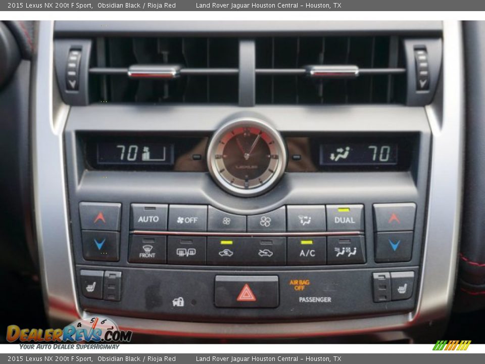 Controls of 2015 Lexus NX 200t F Sport Photo #17