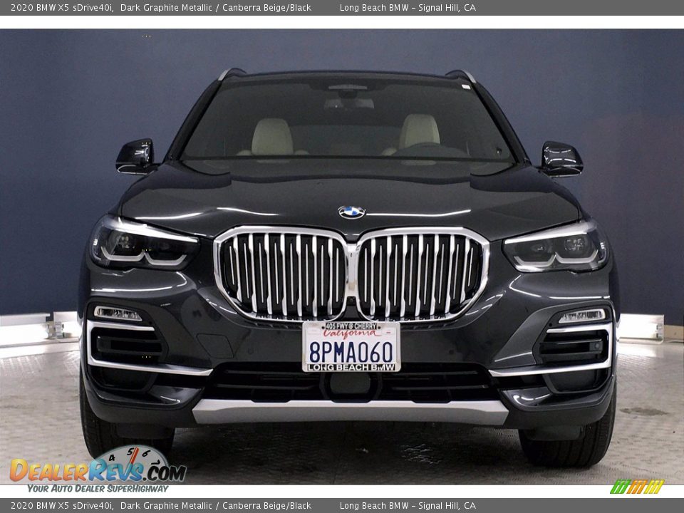 2020 BMW X5 sDrive40i Dark Graphite Metallic / Canberra Beige/Black Photo #2