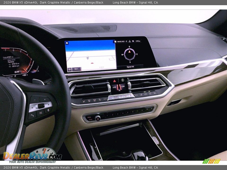 2020 BMW X5 sDrive40i Dark Graphite Metallic / Canberra Beige/Black Photo #5