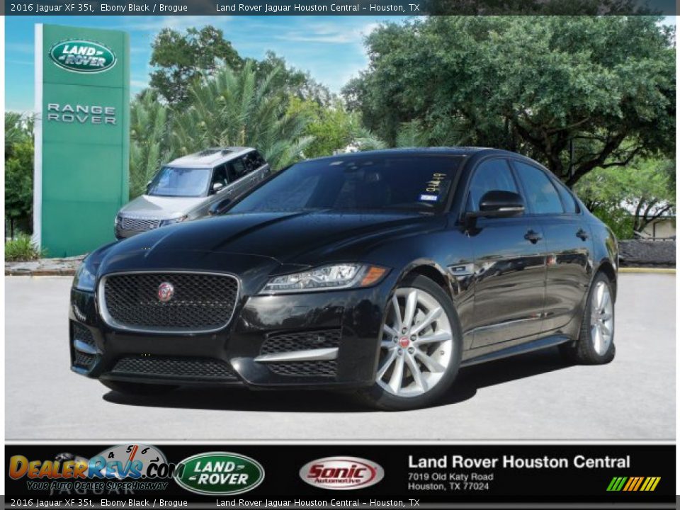 2016 Jaguar XF 35t Ebony Black / Brogue Photo #1