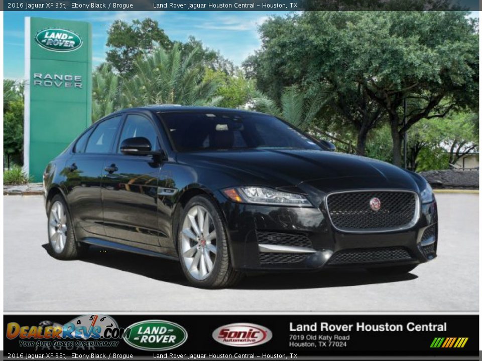 2016 Jaguar XF 35t Ebony Black / Brogue Photo #2