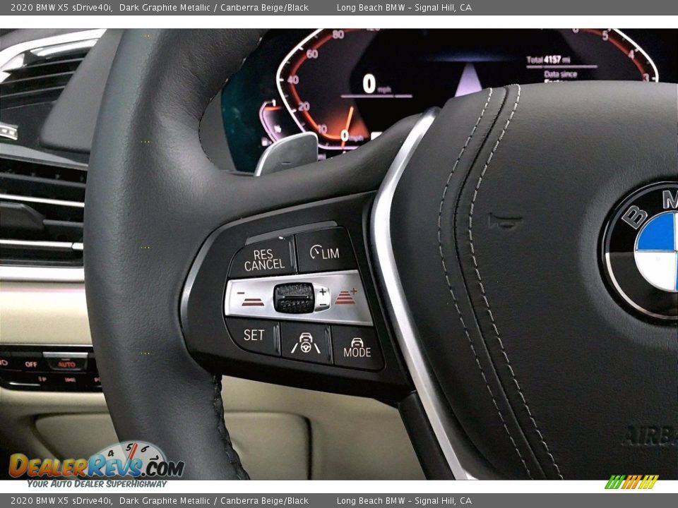 2020 BMW X5 sDrive40i Dark Graphite Metallic / Canberra Beige/Black Photo #18