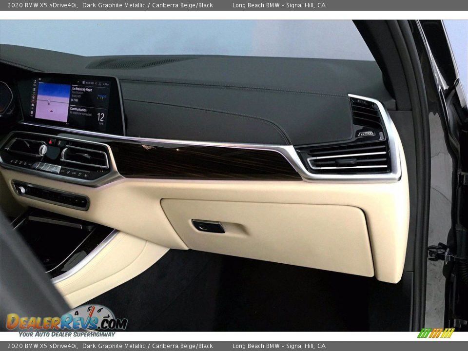 2020 BMW X5 sDrive40i Dark Graphite Metallic / Canberra Beige/Black Photo #22