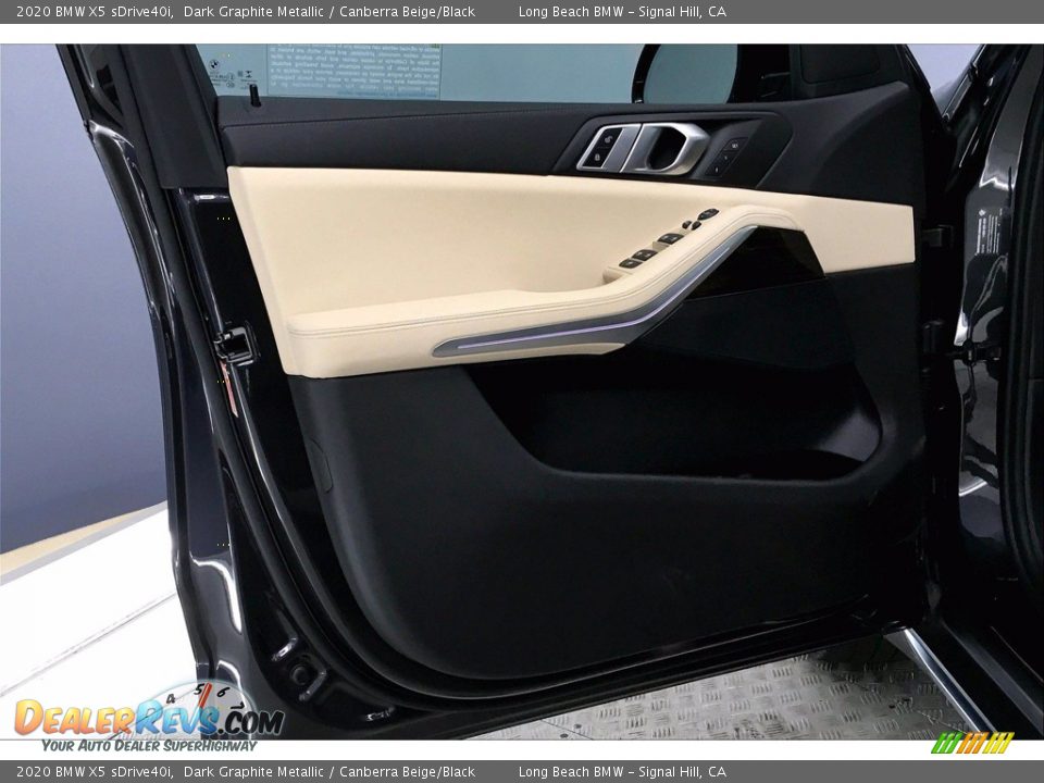 2020 BMW X5 sDrive40i Dark Graphite Metallic / Canberra Beige/Black Photo #23