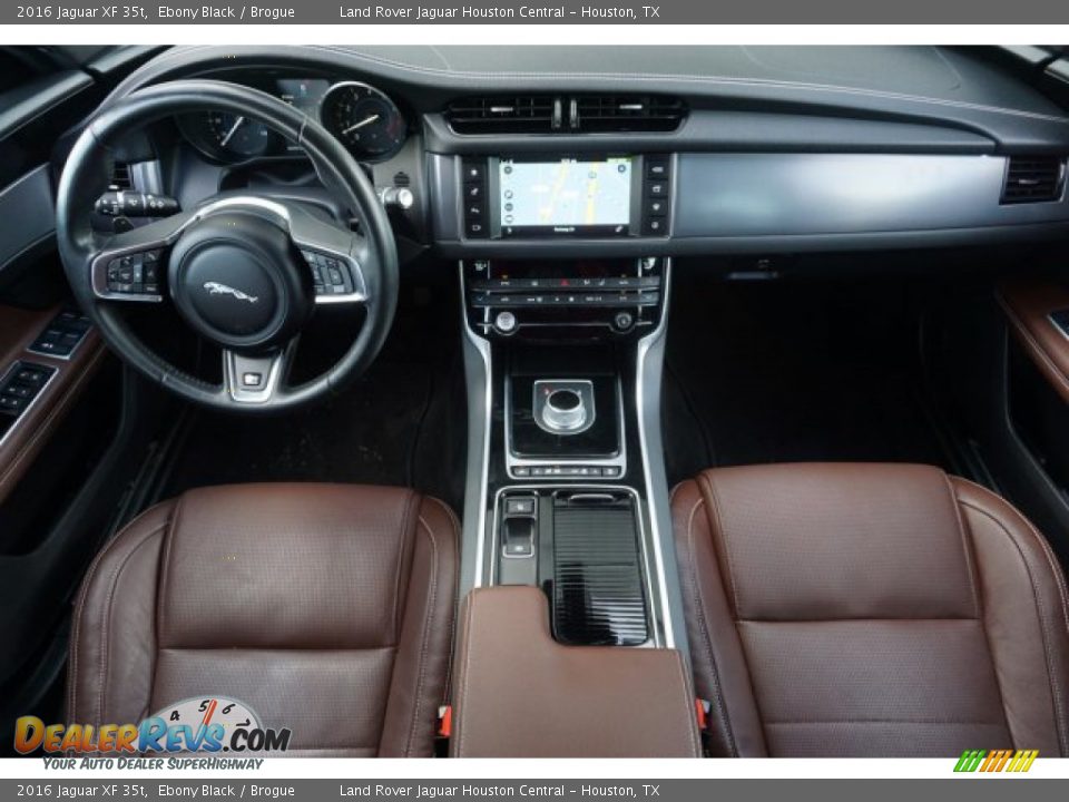 2016 Jaguar XF 35t Ebony Black / Brogue Photo #24