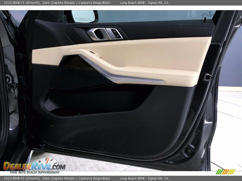2020 BMW X5 sDrive40i Dark Graphite Metallic / Canberra Beige/Black Photo #24