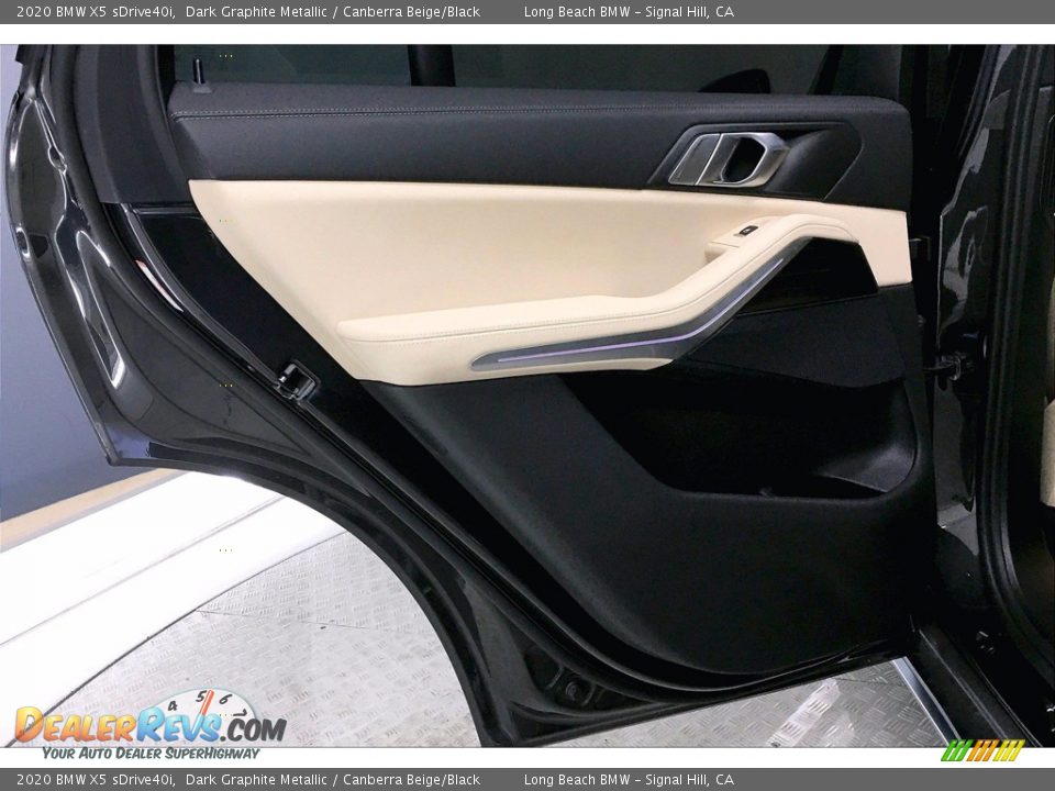 2020 BMW X5 sDrive40i Dark Graphite Metallic / Canberra Beige/Black Photo #25