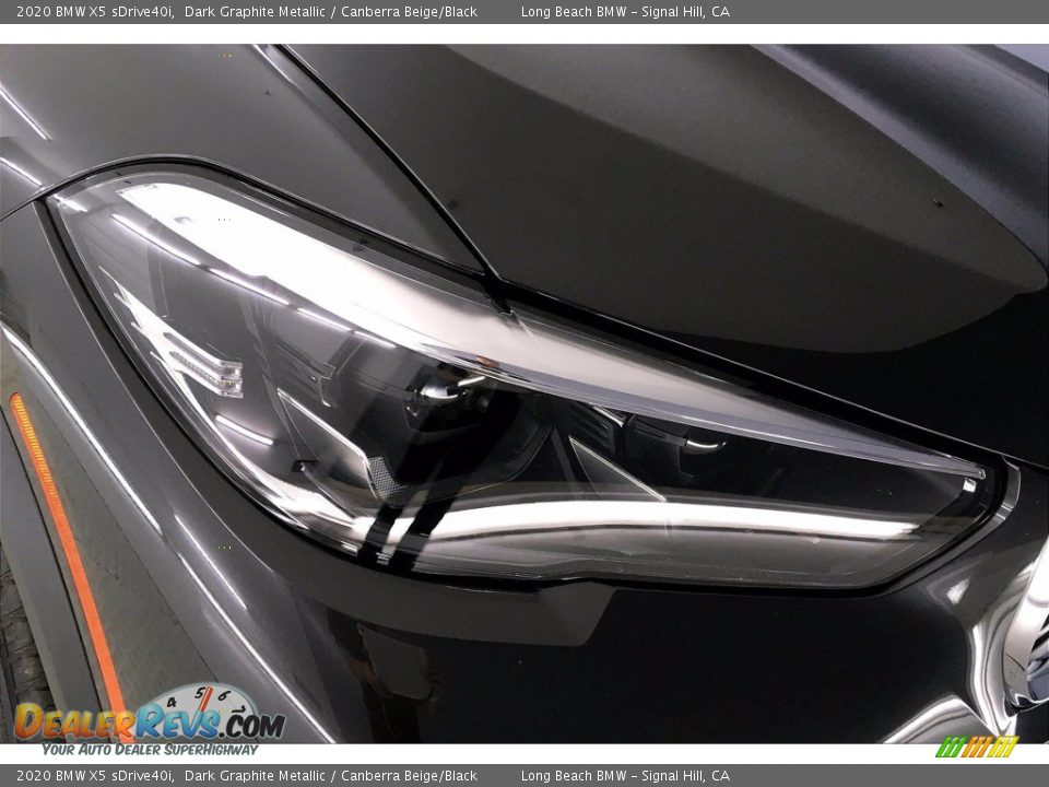 2020 BMW X5 sDrive40i Dark Graphite Metallic / Canberra Beige/Black Photo #26