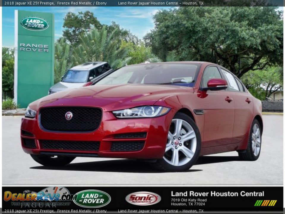 2018 Jaguar XE 25t Prestige Firenze Red Metallic / Ebony Photo #1